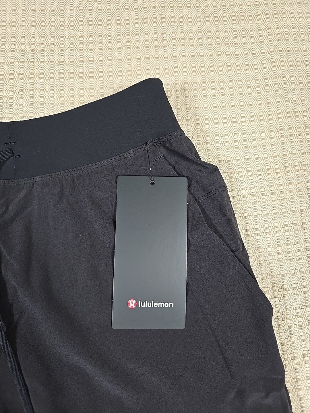 Size Large Lululemon T.H.E. Short 9" Linerless BLACK LM7AA0S BLK Men's New NWT