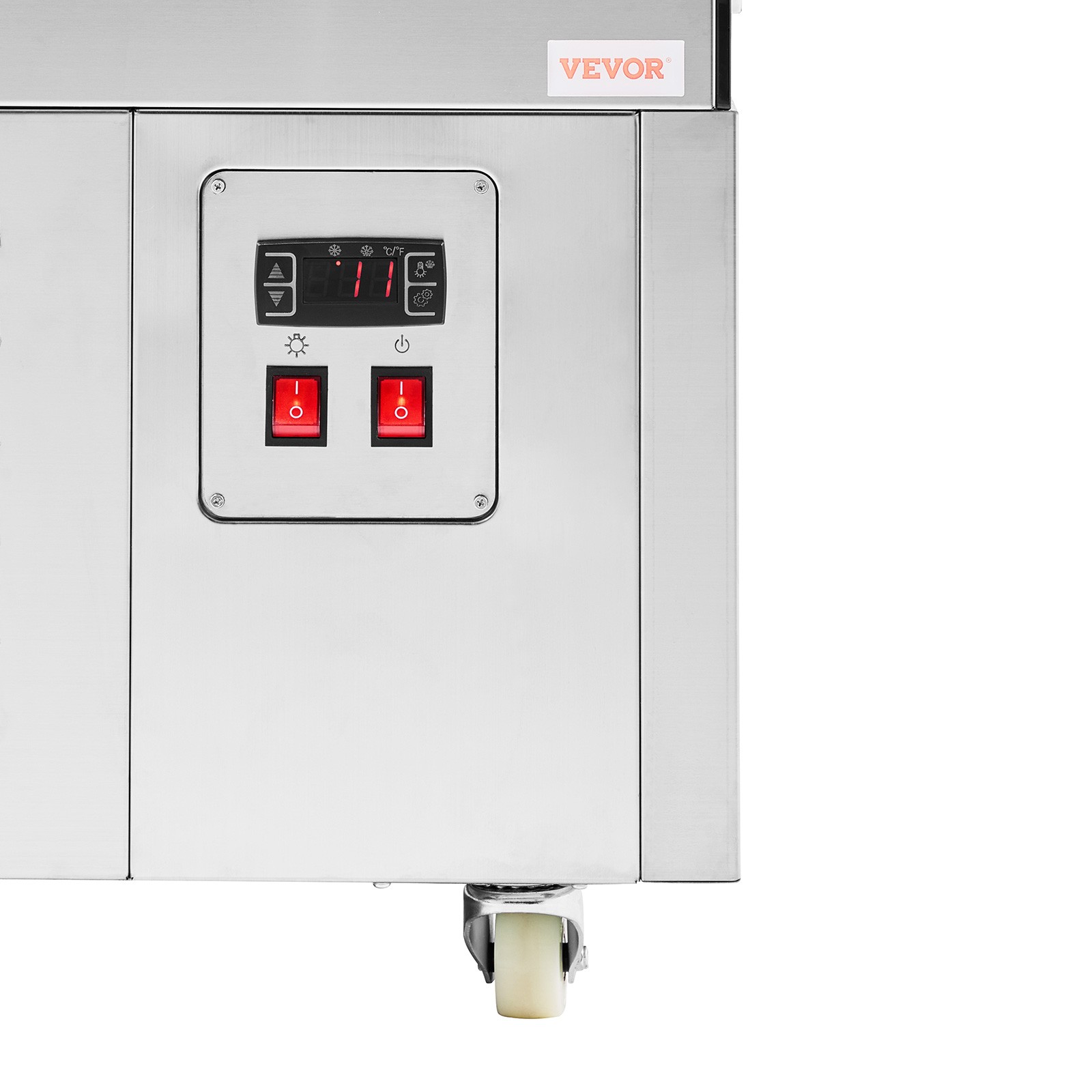 VEVOR Open Air Merchandiser 4-Tier Display Cooler with Air Curtain 18.4cu.ft.