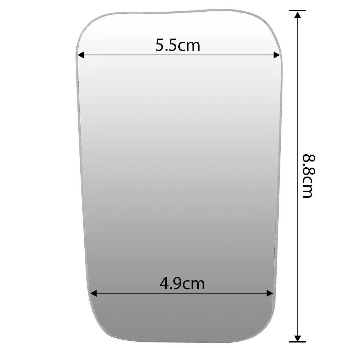 5/ Dental Orthodontic Mirror Photography Double-Sided Mirrors Glass Reflectors