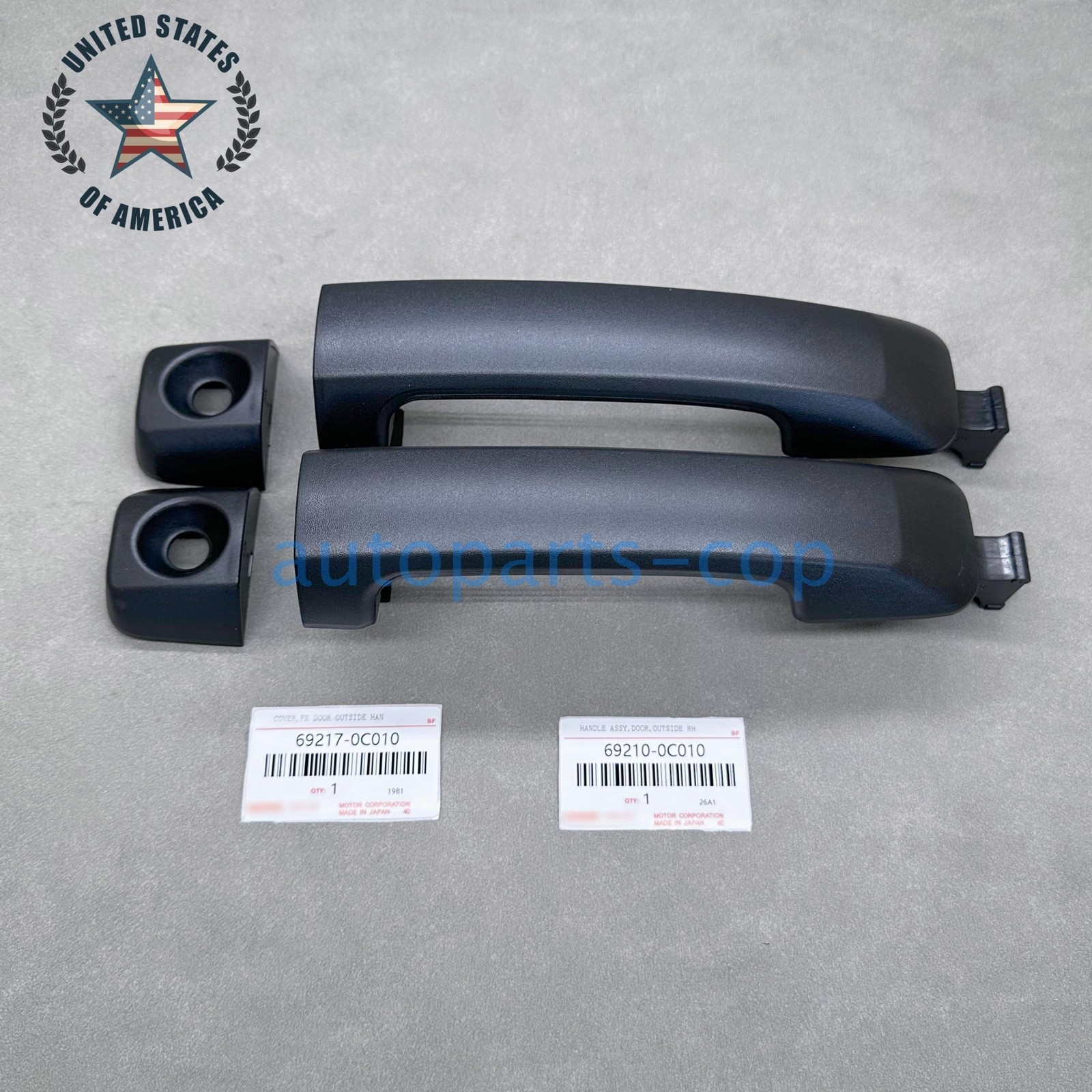 OEM BLACK OUT DOOR HANDLE SET OF 2 FOR TOYOTA 07-14 FJ CRUISER USA!