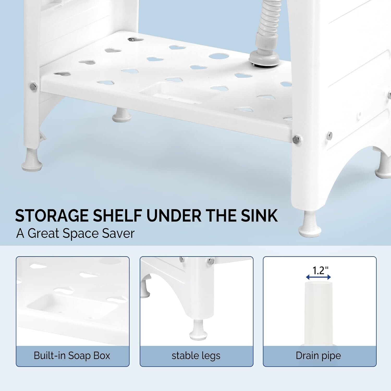 Upgrade Height Utility Sink Laundry Tub Freestanding Utility Sink with Faucet