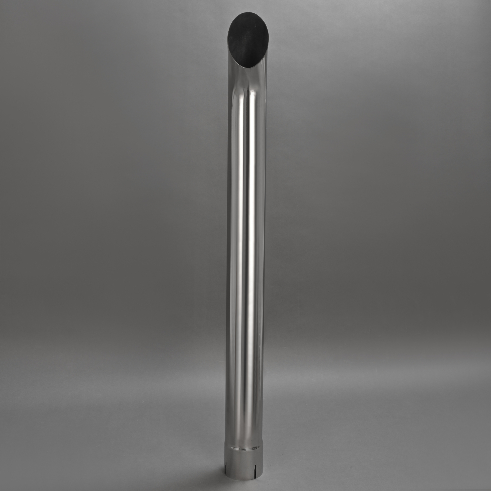 Stainless Steel Curved Exhaust Pipe Stack For Farmall IH 1026 1066 1466 w/Clamp