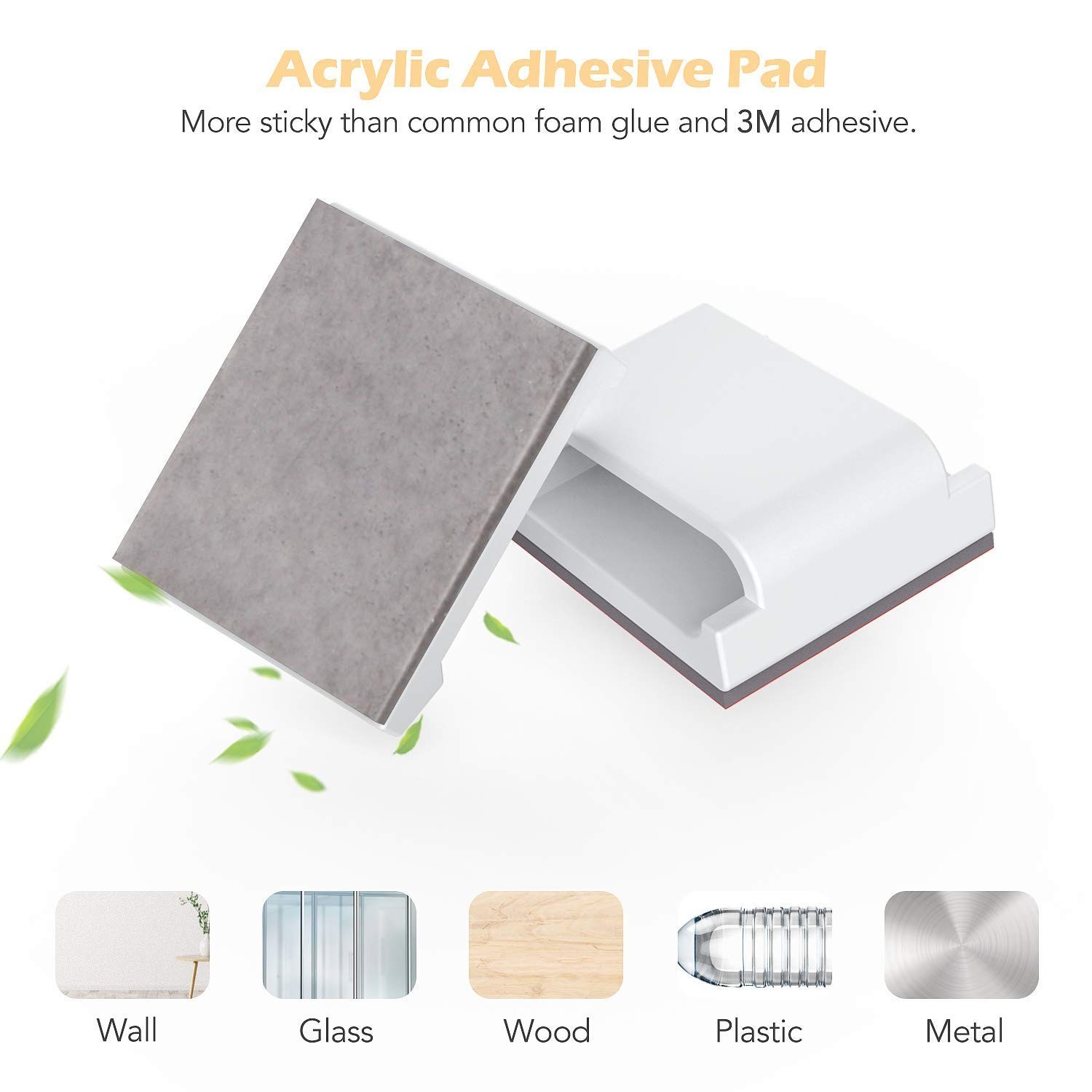 Ethernet Cable Clips, 100 PCS Adhesive Wire Clips, Flat Cord Clips Small Cabl...