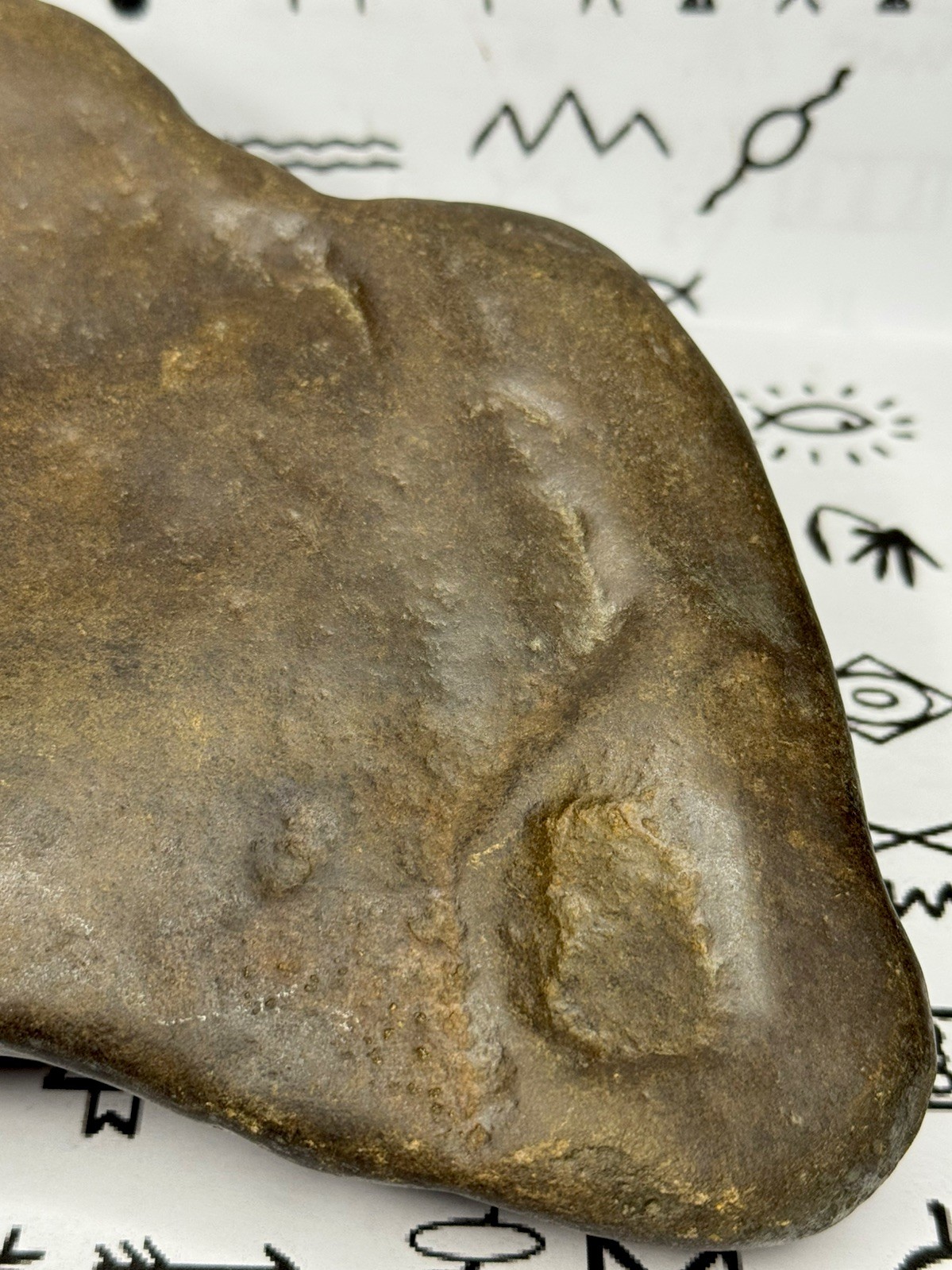 Native American Indian Authentic Artifact Stone Carved Effigy, 3 lb 14 oz • VA