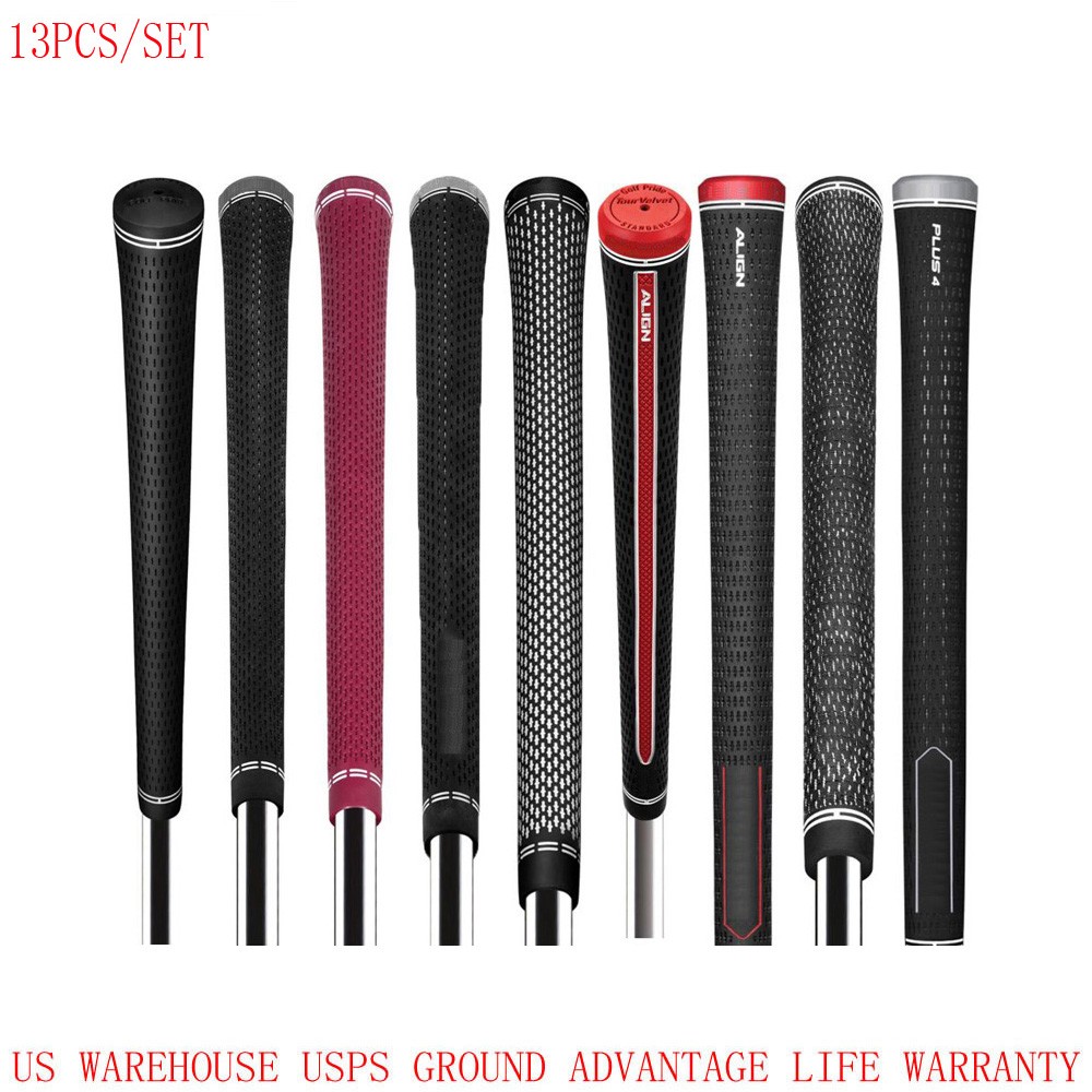 13PCs Golf Grip Golf Club Grip Velvet Series Golf Grip 4 Sizes For Choose