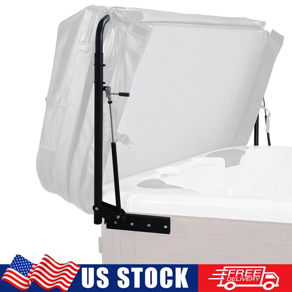 Hot Tub Cover Lift Hydraulic 69-96.5 in Width Adjustable for Hot Tub Spa Bathtub
