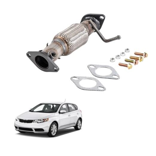 Stainless Steel Exhaust Flex Pipe Fit For 2010 for Forte / Forte Koup 2.0L,2.4L