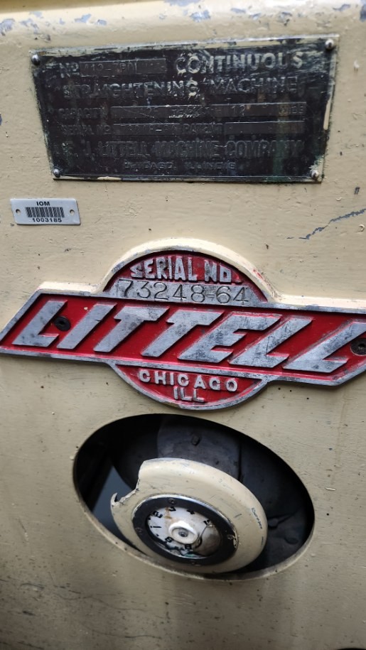 12″ LITTELL POWERED STRAIGHTENER MODEL# 412-7PD