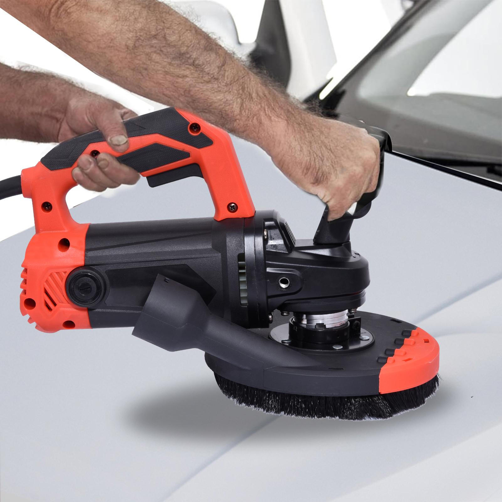 Concrete Floor Grinder 7" Wall Rough Grinder Roughing Machine 2200W