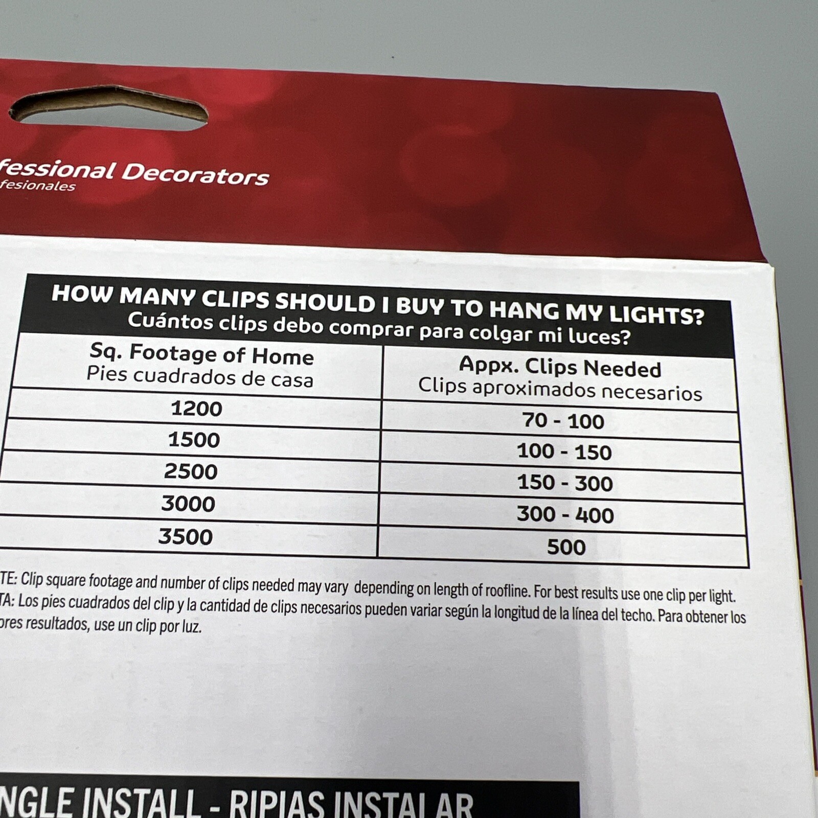 100 Universal Light Clips! Simple Living Solutions For Gutters, Shingles & Tile