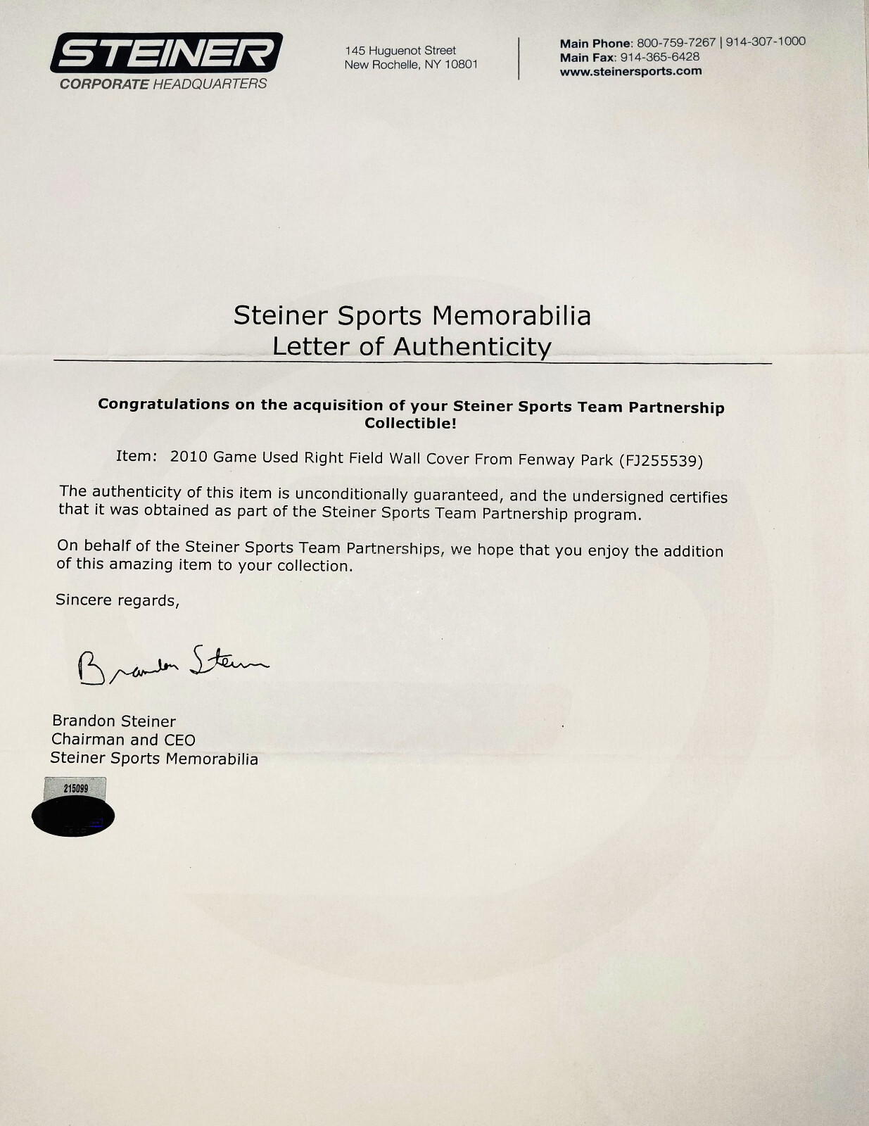 ⚾ FENWAY PARK USED WALL PAD DISPLAY Green Monster Boston Red Sox Ted Williams ⚾