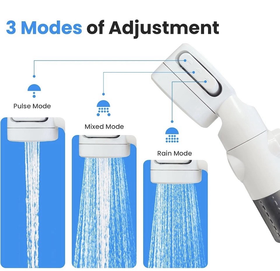 Ann Katy Portable Camping Shower Set Outdoor Camp Electric Pump Rechargeable NEW