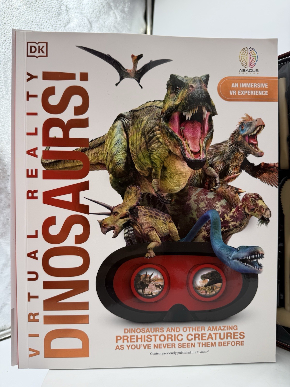 Virtual Reality Dinosaurs! with DK Book | Fossil Dig-Out Project Science Kit NEW