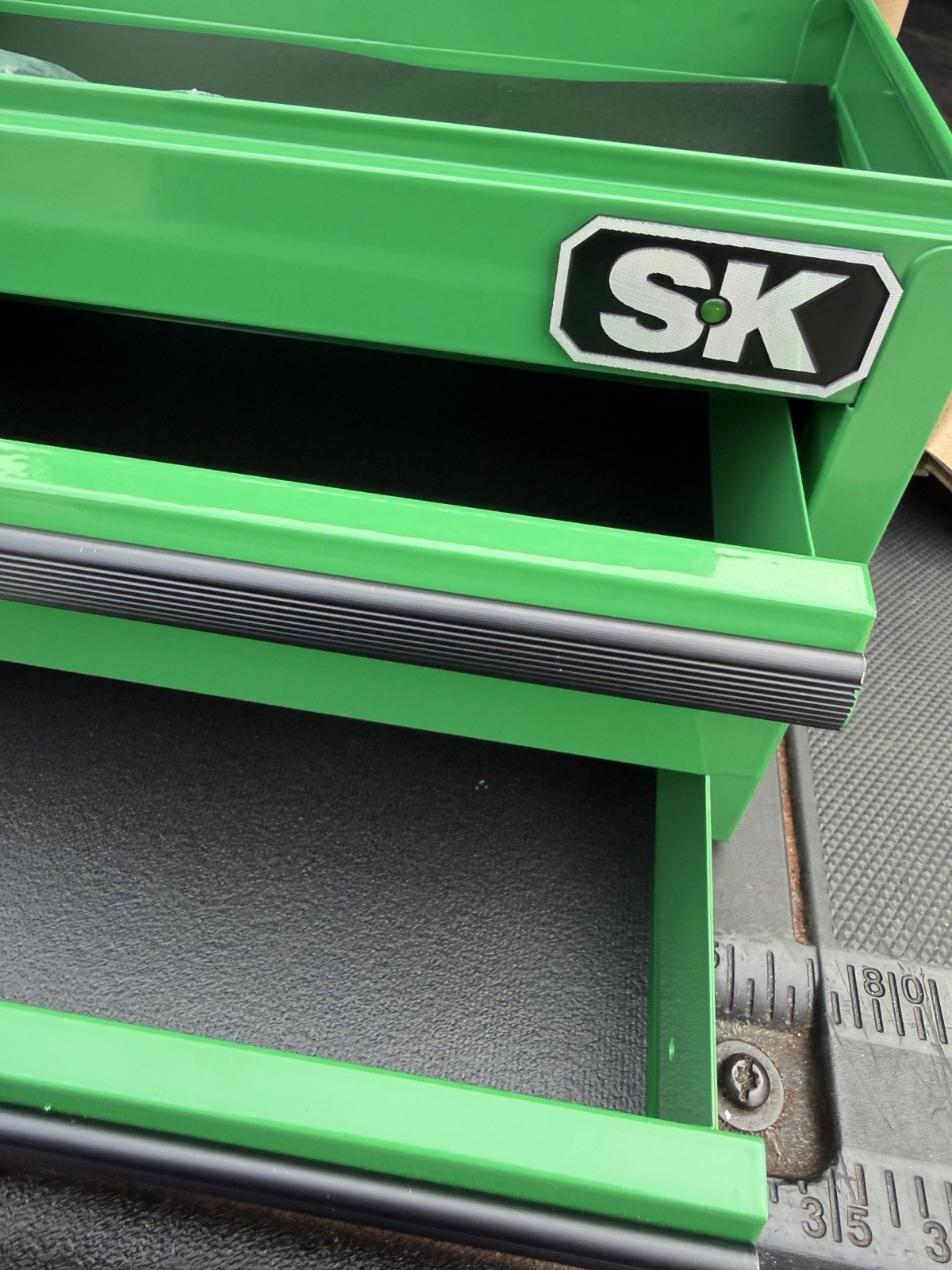 SK Tools S-K Green Table Top Tool Chest Toolbox Sk86101 86101 Nos