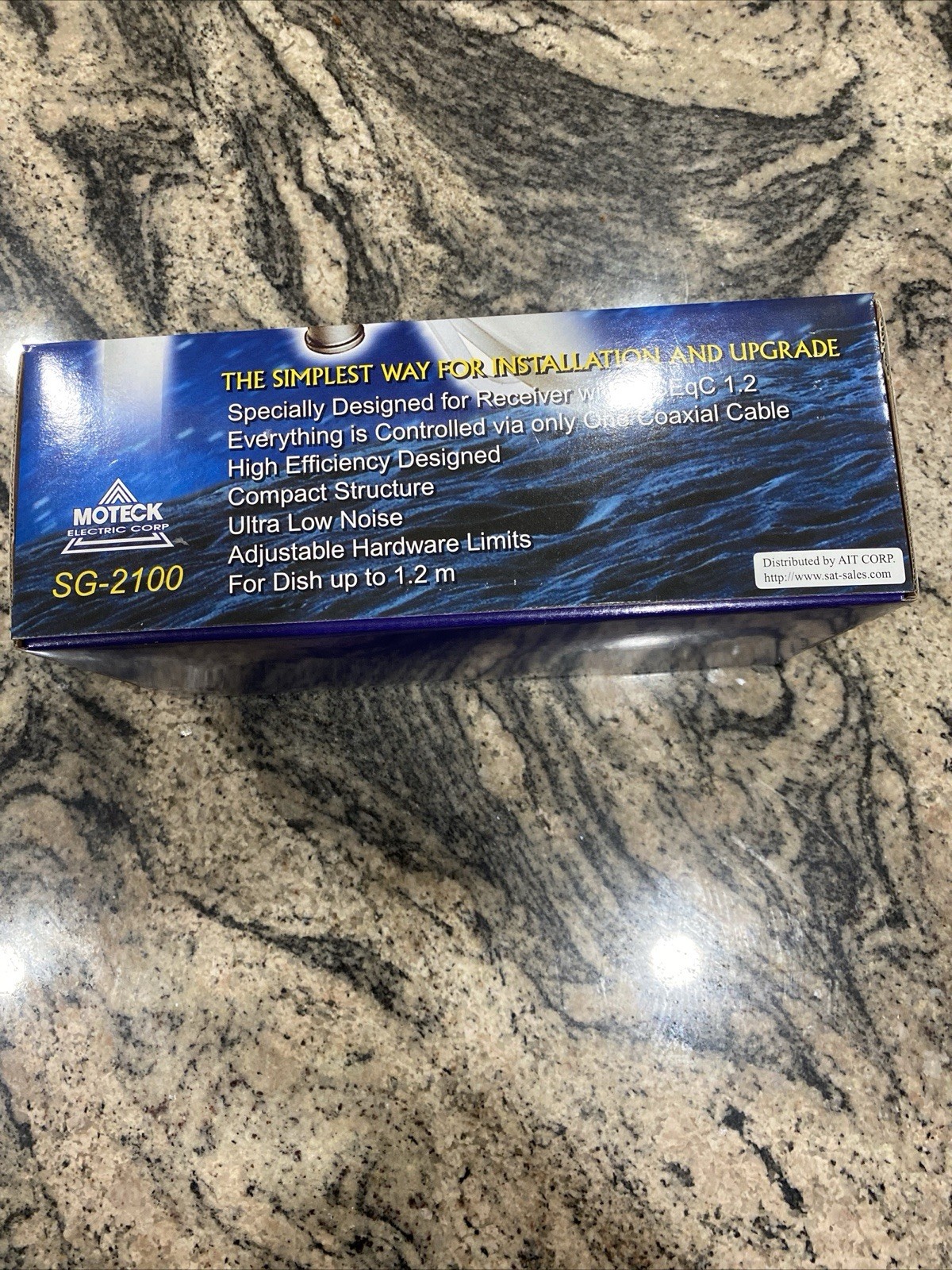 ORIGINAL MOTECK SG-2100 SATELLITE DISH MOTOR HH SG2100 MOTORIZED FREE TO AIR