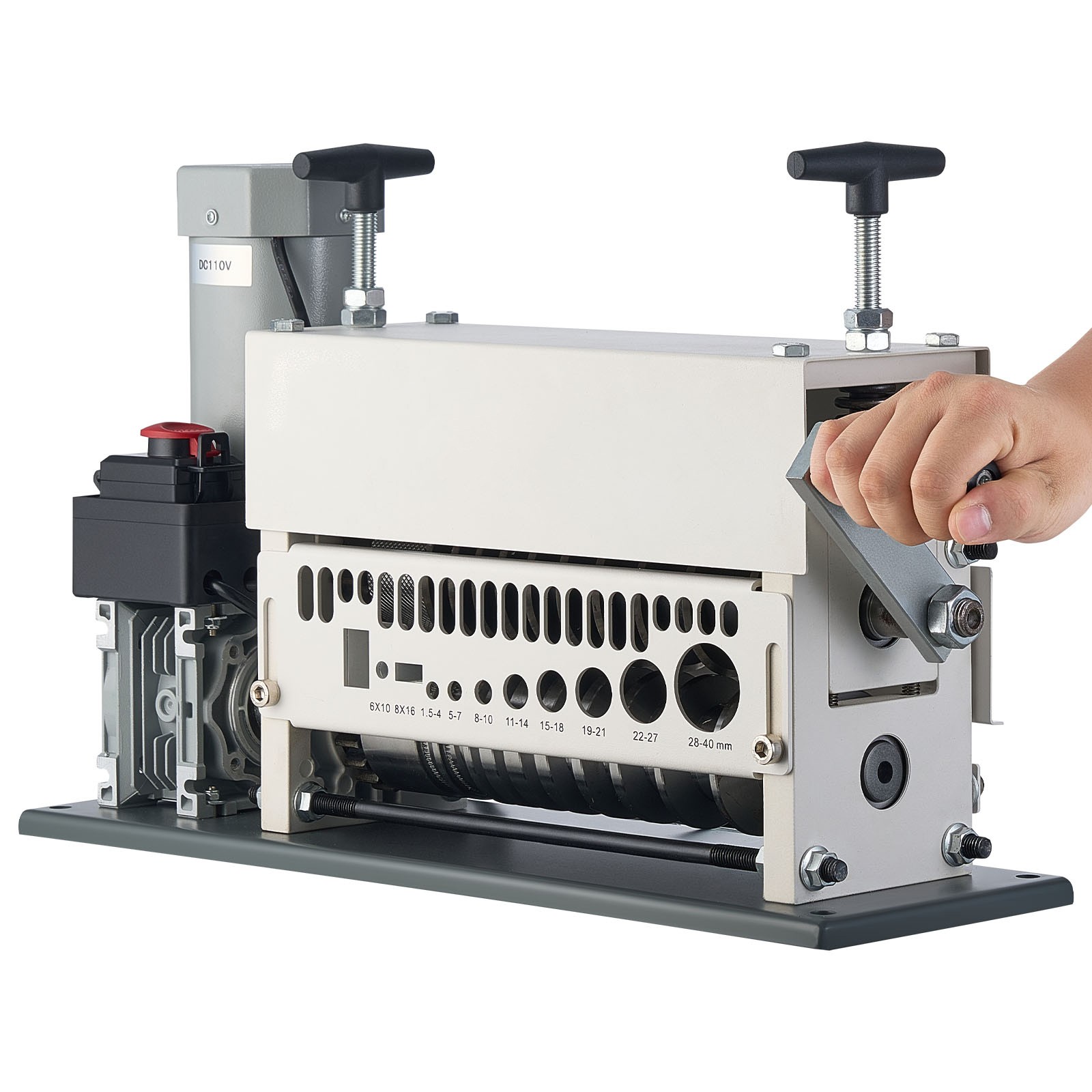 Uimoso Electric Wire Stripping Machine 370W Copper Cable Stripper 0.06''-1.57''