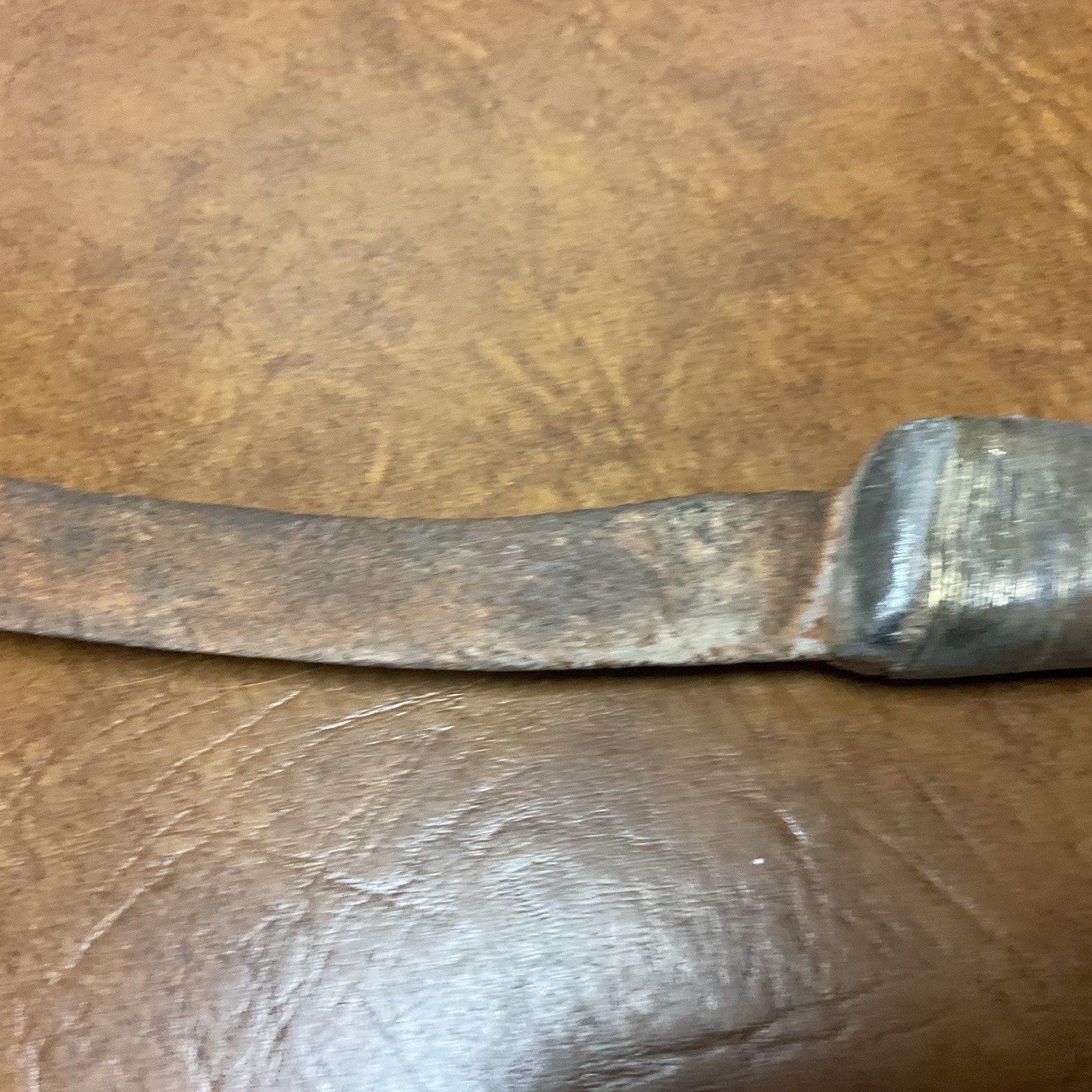 Unmarked Vintage Old Knife with Wire Wrapped Handle, Used