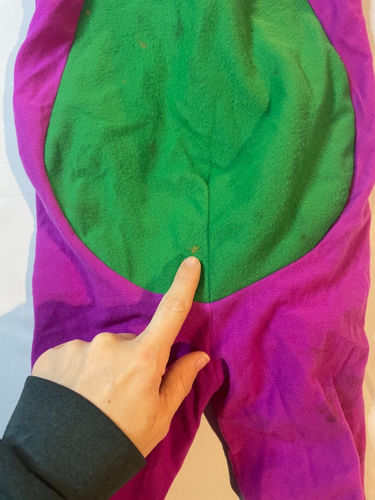 Vintage Barney Costume Boy Girl 1 To 2 Years Toddler Dinosaur Purple