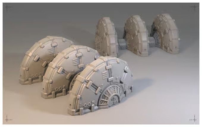 Generators for 28mm Legion Sci-fi Tabletop Terrain