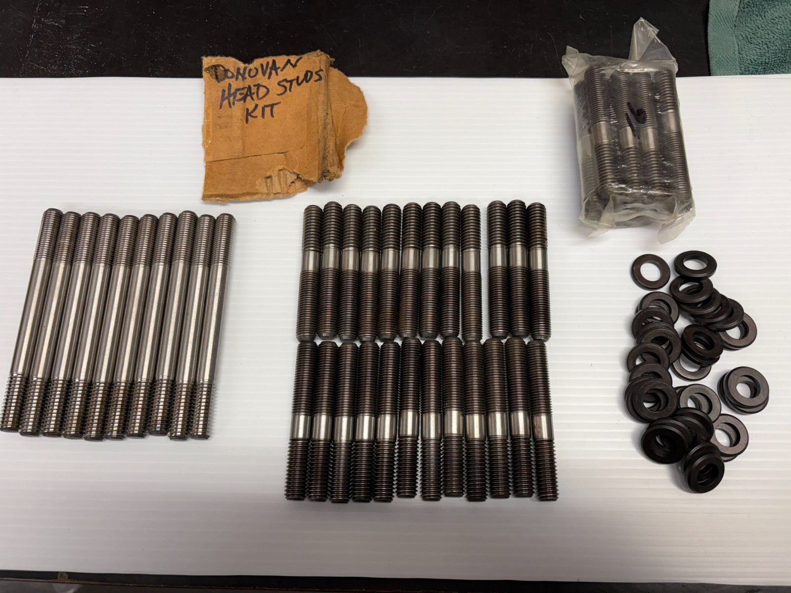 Vintage Donovan Engineering 7/16" Engine Head Stud Set - Top Fuel - NOS