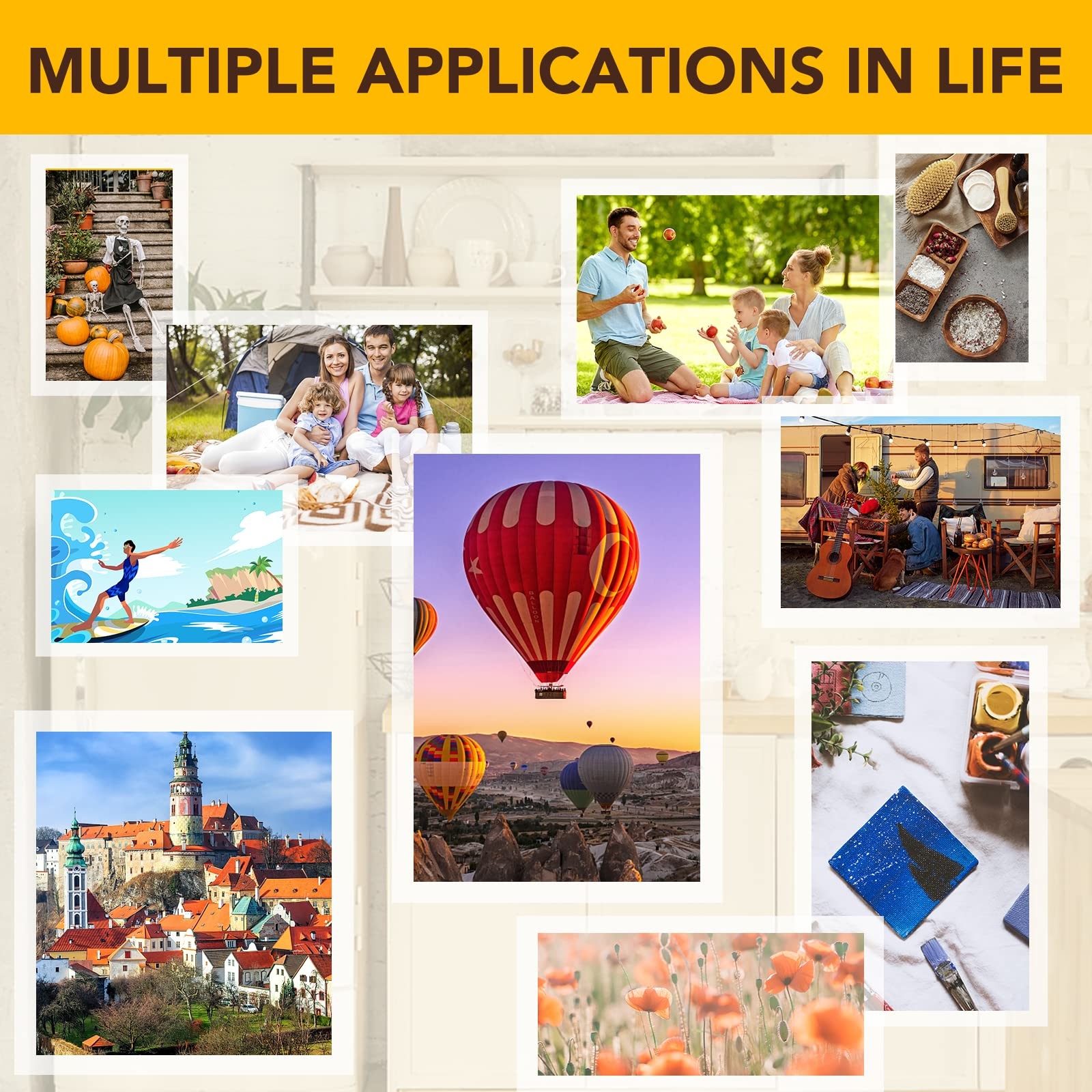 RowinsyDD 25 Pack Self Adhesive Laminating Sheets, 9 X 12 Inch, Clear Sticker...