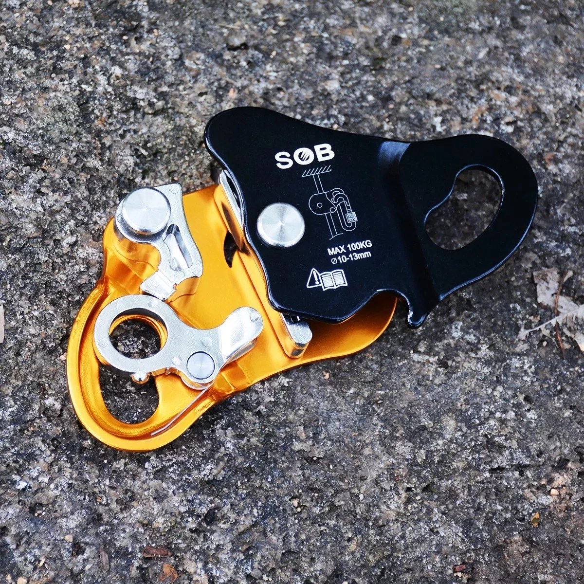 Rope Grab 7/16" Grip Fall Arrest Protection Climbing Rescue Caving Equipment