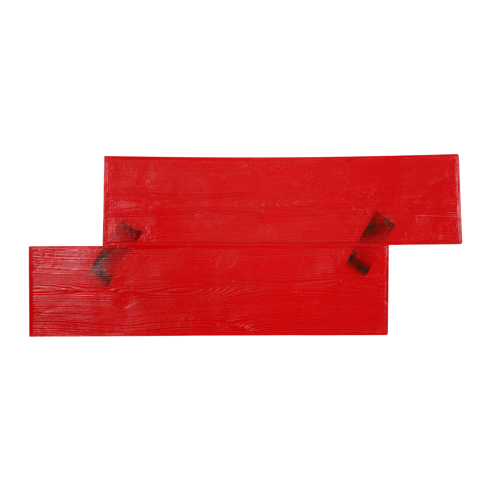 Red 30x72cm Concrete Stamp Mat,Manual Concrete Texture Skin Concrete Texture Mat