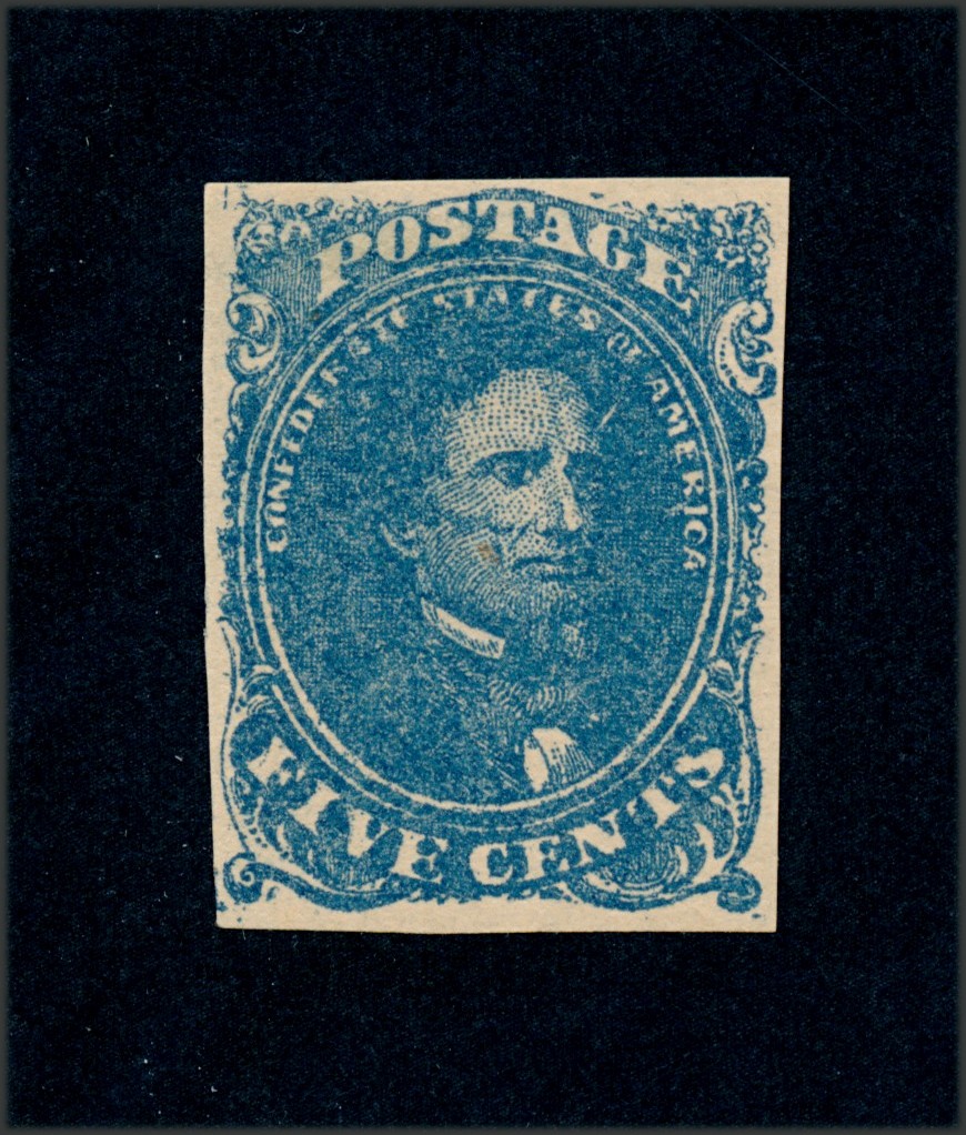 drbobstamps US CSA Scott #4 Mint Hinged Confederate Stamp Cat $225