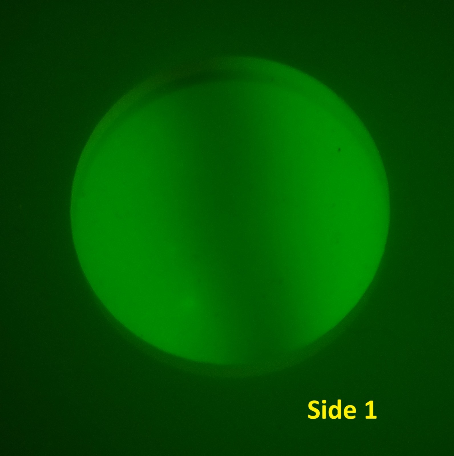 24mm Dia. Optical Flat /Reference Grade Flatness Gage, 0.000001", 1/20 Wave Band