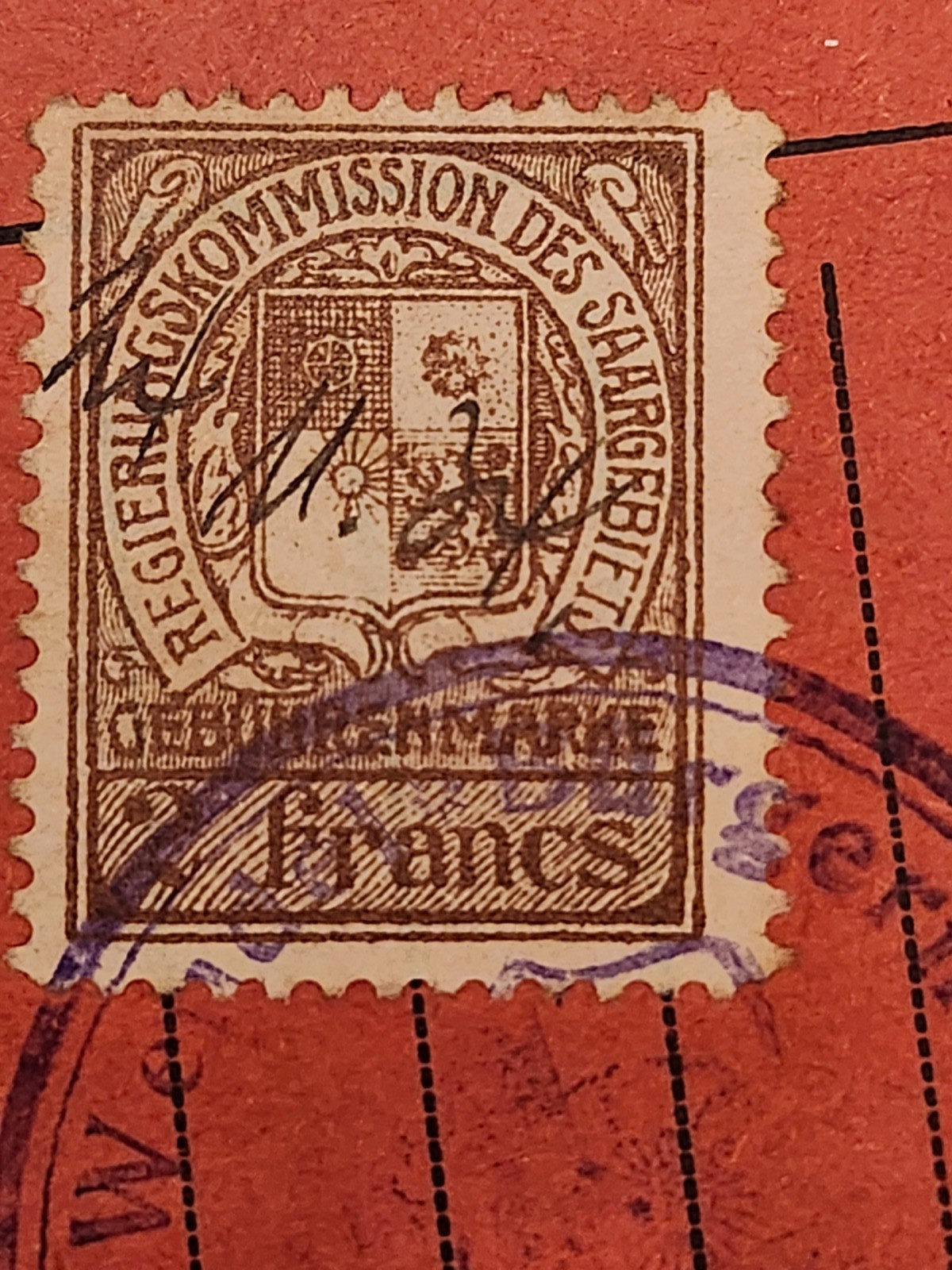 WW2 Germany. Personal-Ausweis Saar 1934.