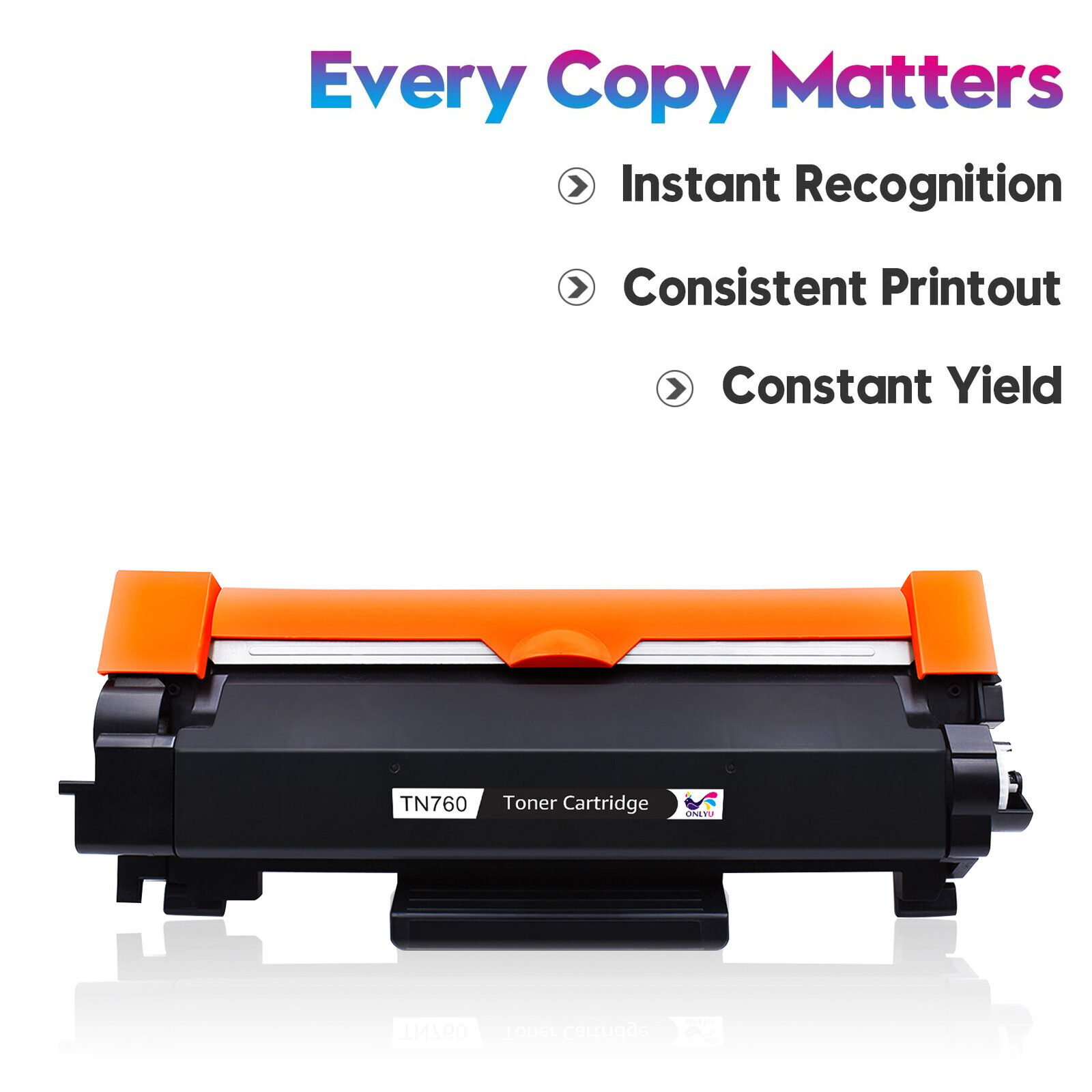 4PK TN760 Toner Cartridge for Brother TN730 MFC-L2710DW DCP-L2550DW HL-L2390DW