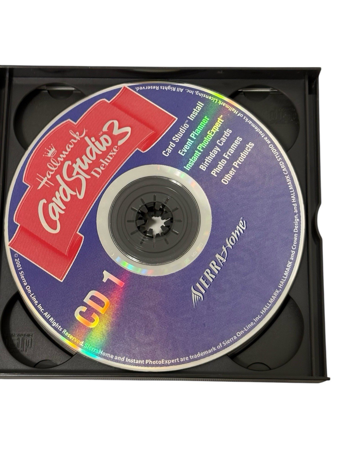 Hallmark Card Studio 3 Deluxe PC CD-Rom 3 Disc Software Set