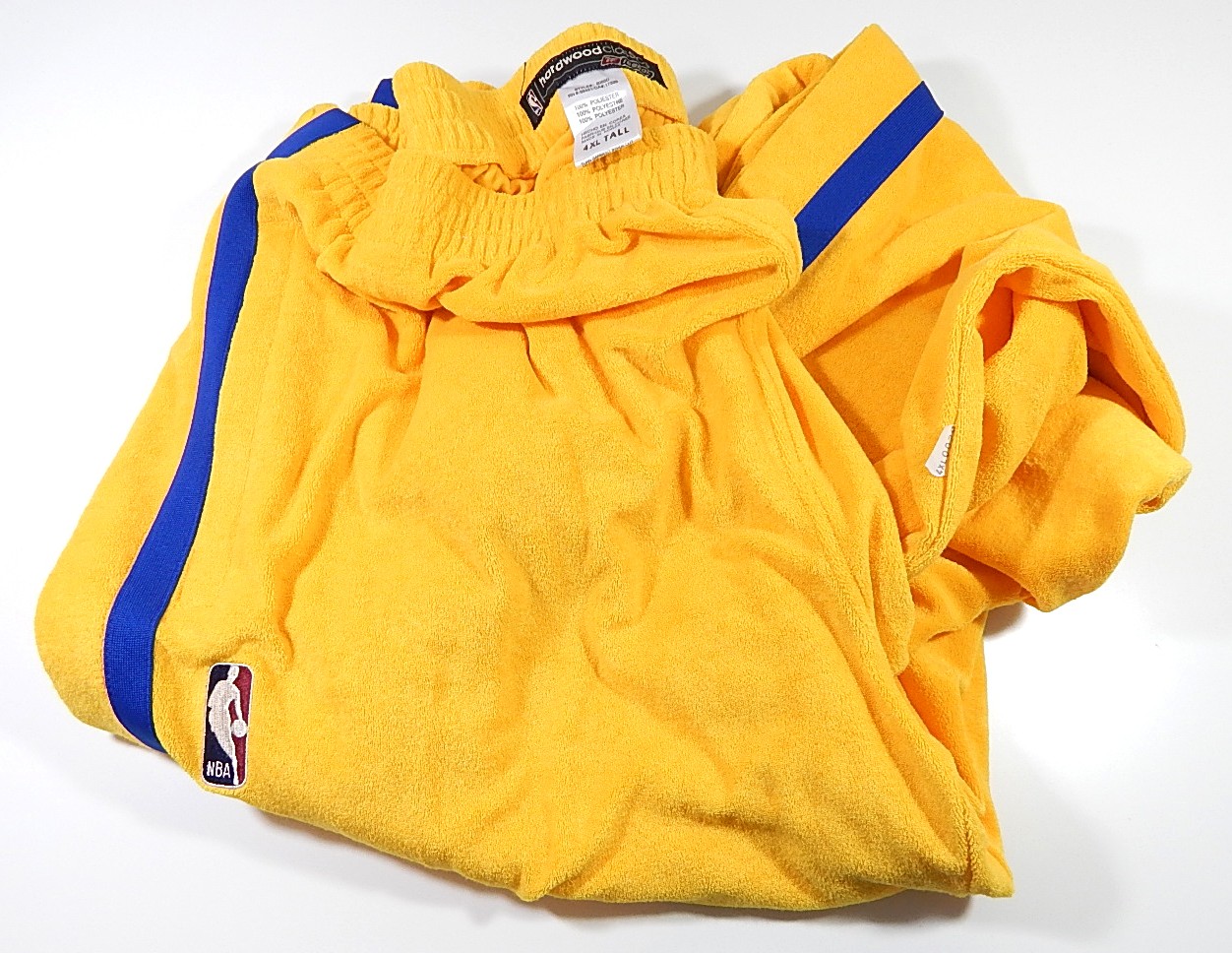 Lot of (7) Golden State Warriors Reebok Team Issued Warm Up Shirts Pants L-4XL