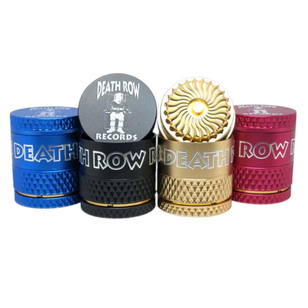 Death Row Records 63mm Hurricane Grinder – 5 Piece Aluminum Grinder