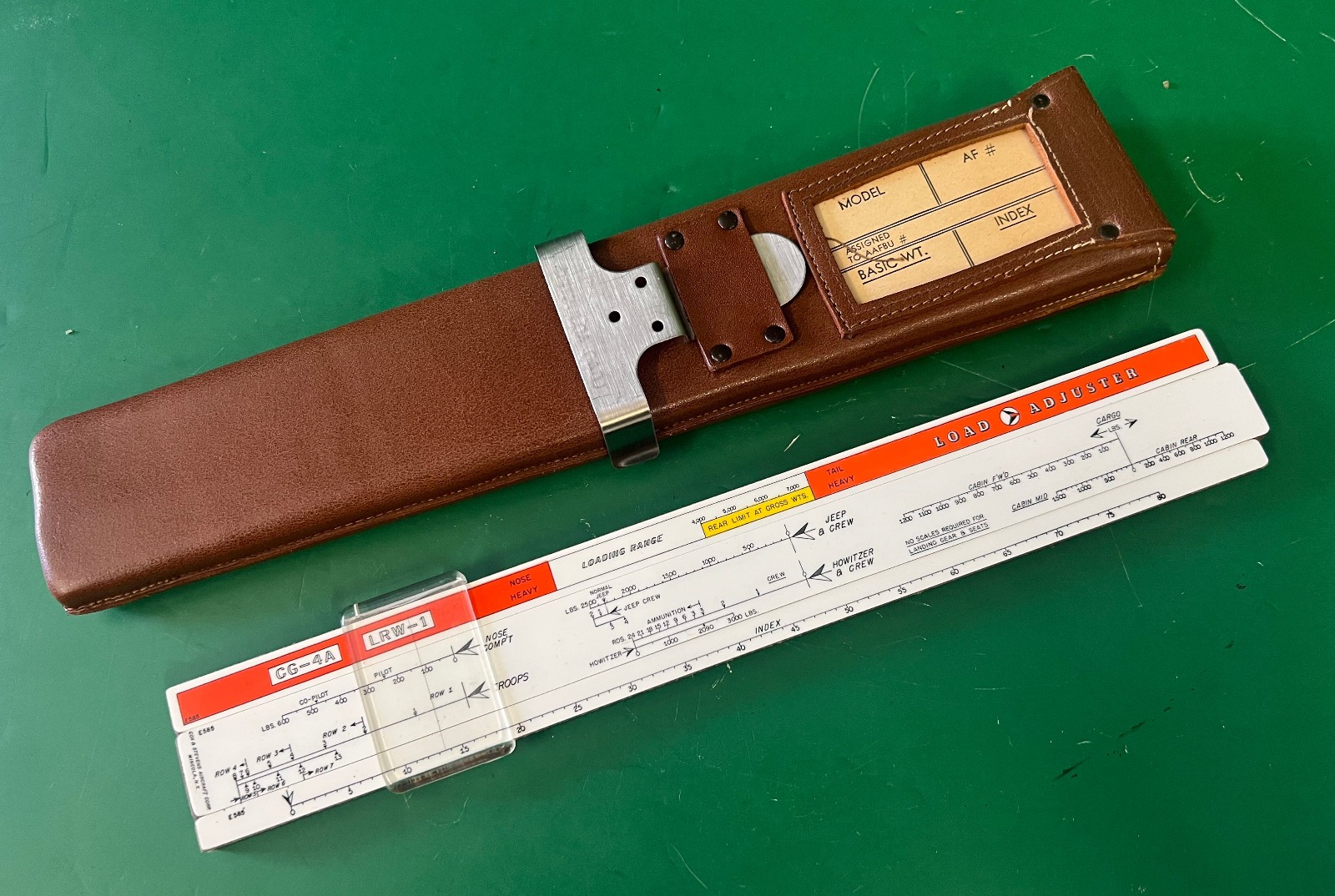 ARMY AIR FORCES CG-4A INVASION GLIDER LOAD ADJUSTER