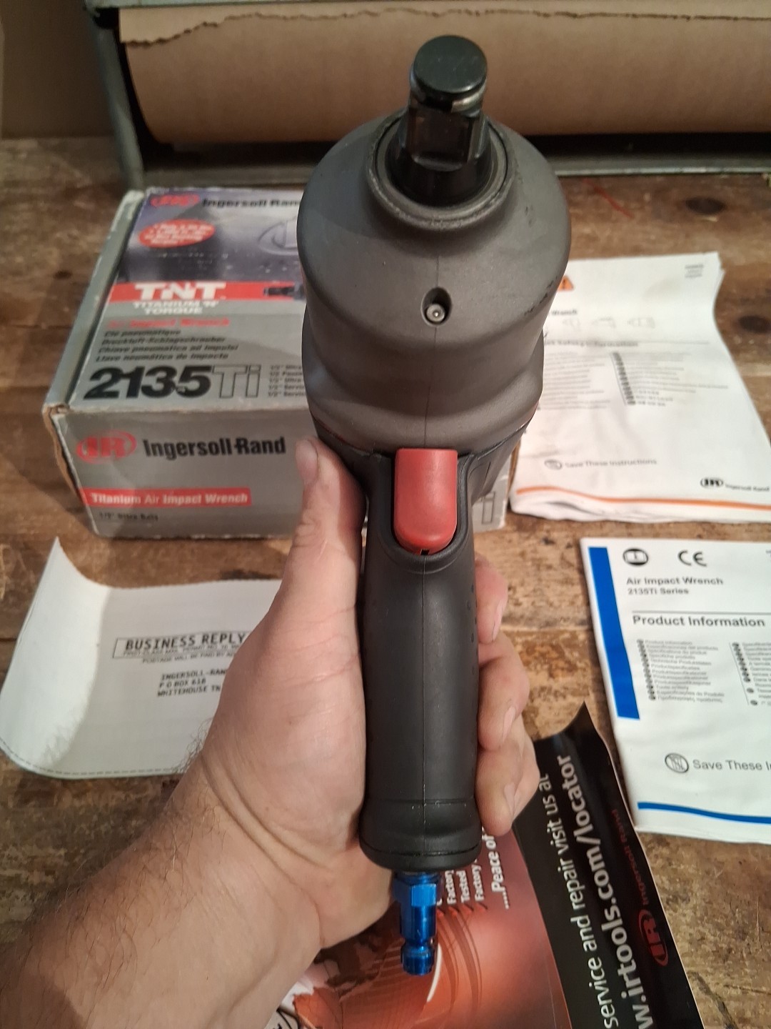 Ingersoll Rand 2135Ti 1/2” Drive Titanium Impact Gun LIGHT USE