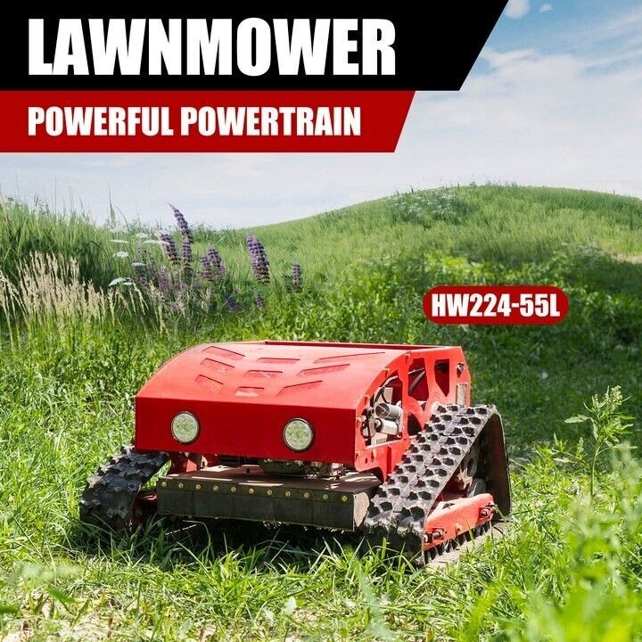 Remote control lawn mower sale！ Robot lawn mower, crawler snow shovel 9HP HW224