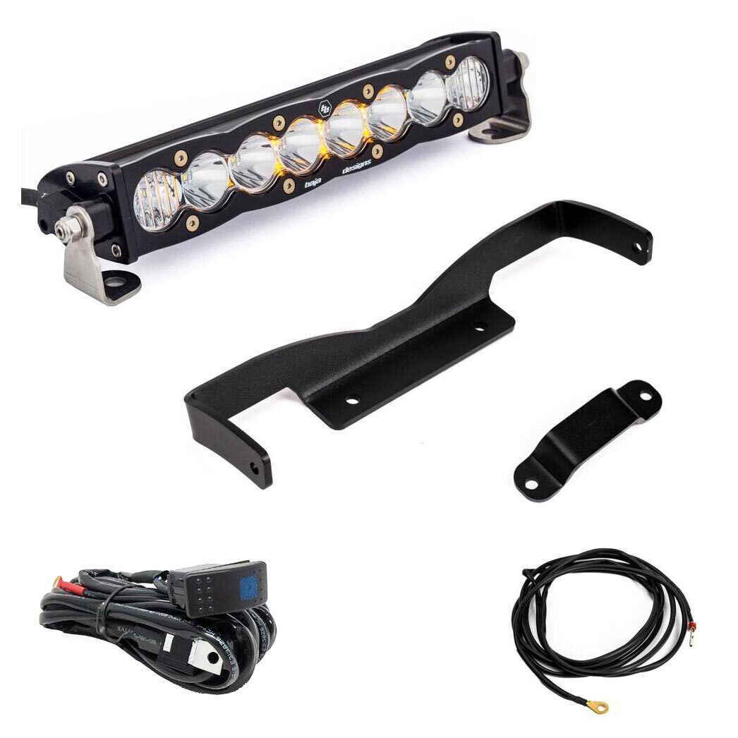 Baja Designs® S8 10-inch LED Light Bar Shock Tower Kit for 24+ Can-Am Maverick R