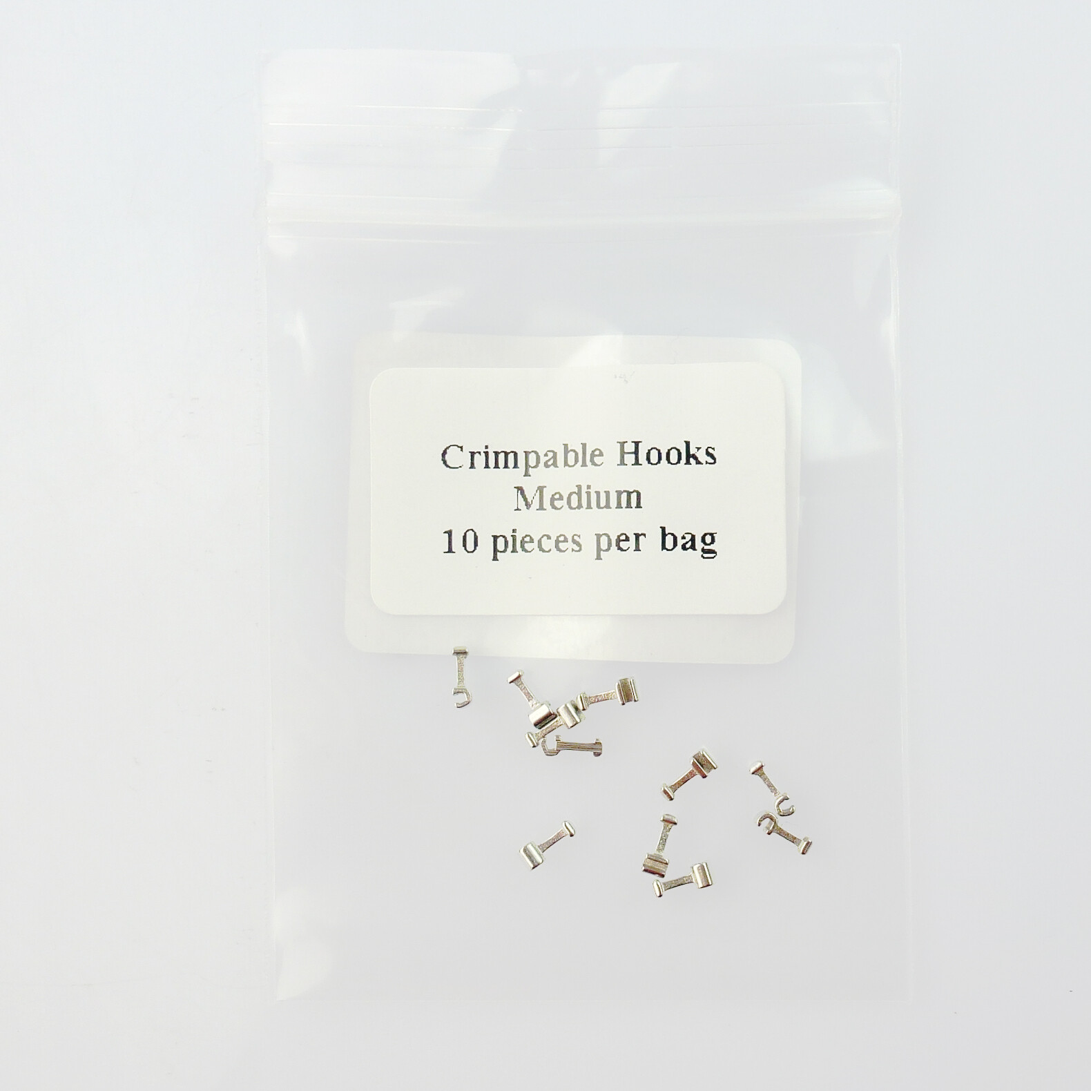 10X Dental Orthodontic Crimpable Hook sliding right/left/long/left for bracket