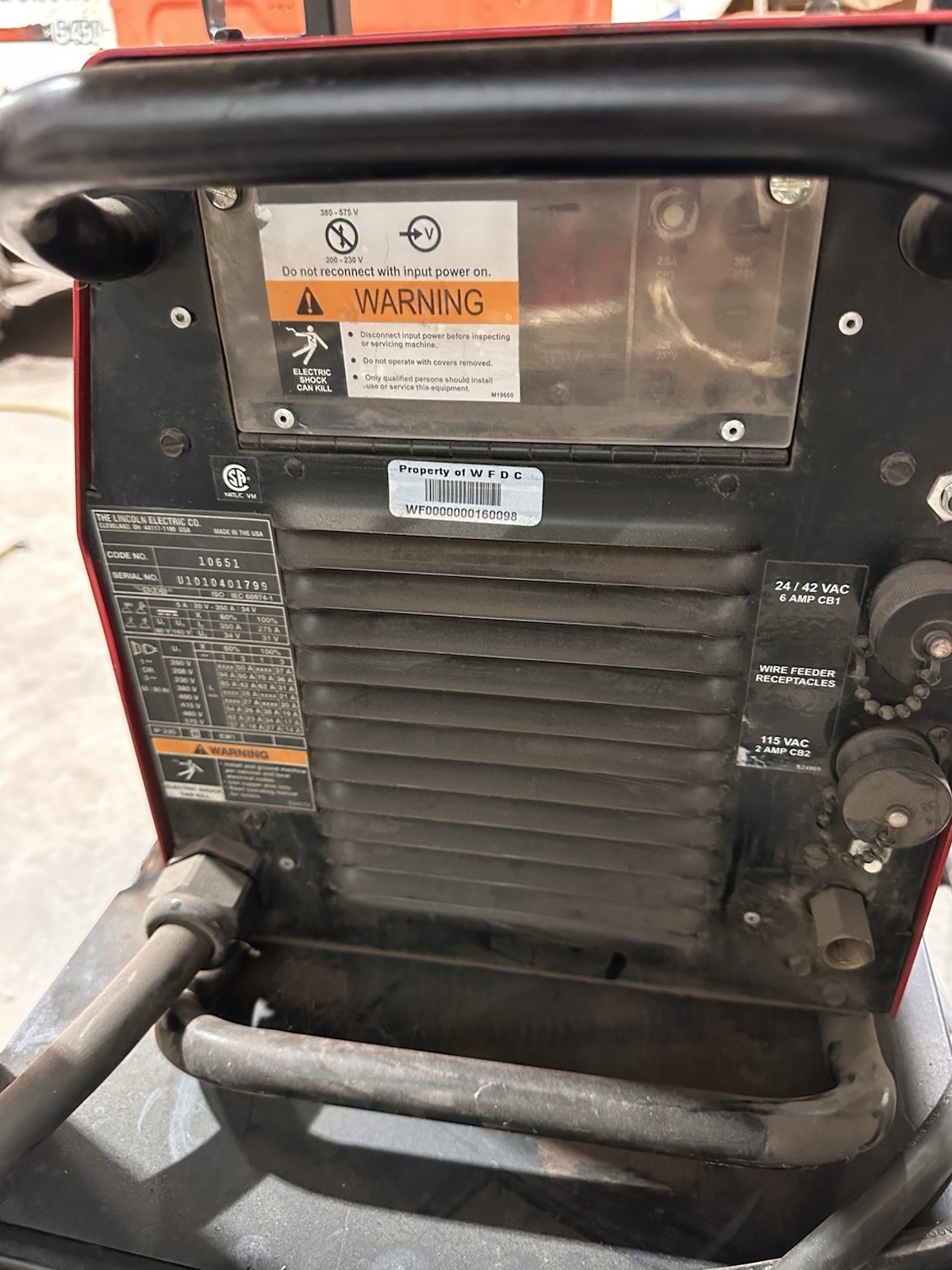 Lincoln Electric Invertec V350-Pro Welder WORK READY FREE SHIPPING