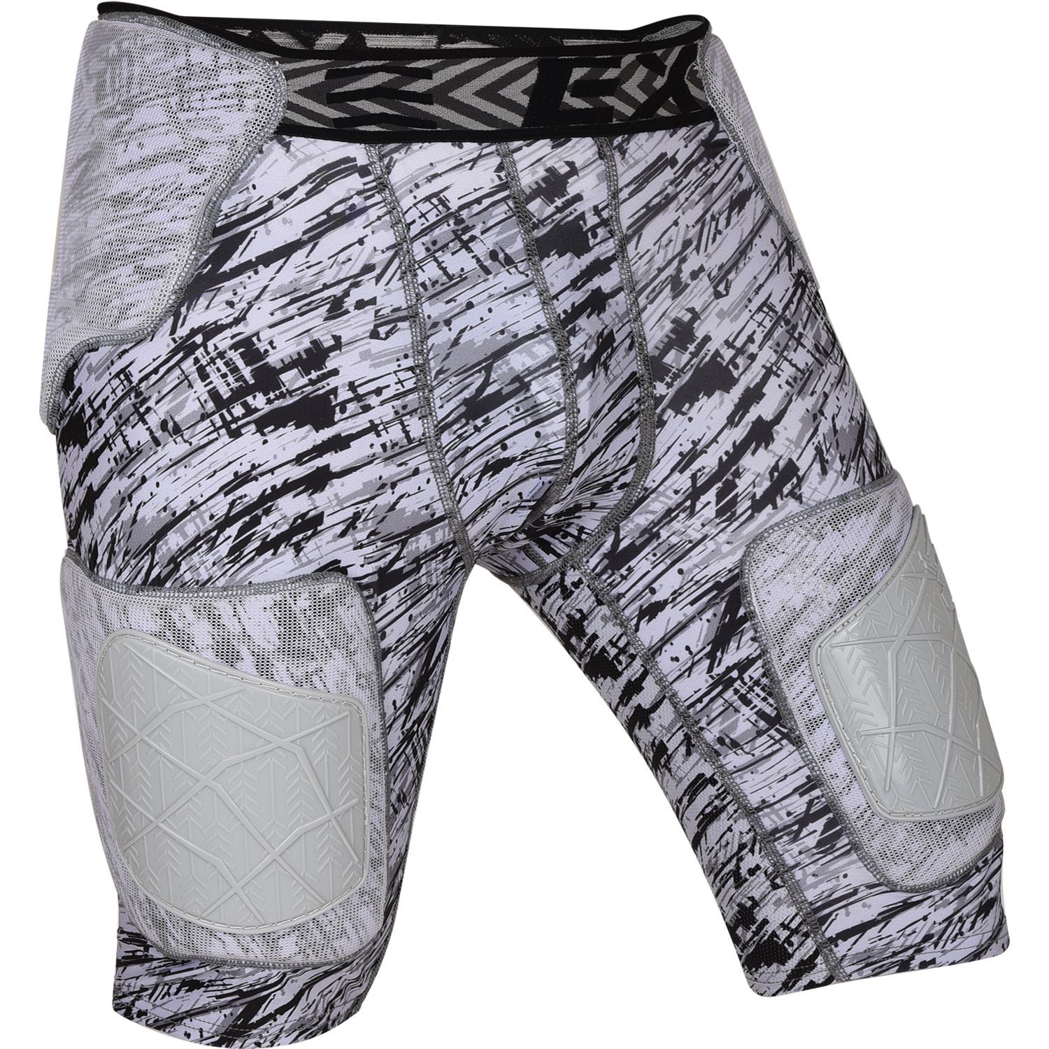 Exxact Sports Gladiator 5 Pad Adult Girdle for Men with Integrated Hips, thighs