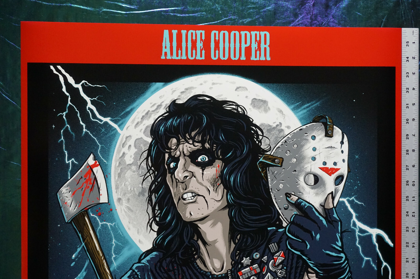 Alice Cooper He's Back Man Behind the Mask Music Poster Red 24X36 New ACHB