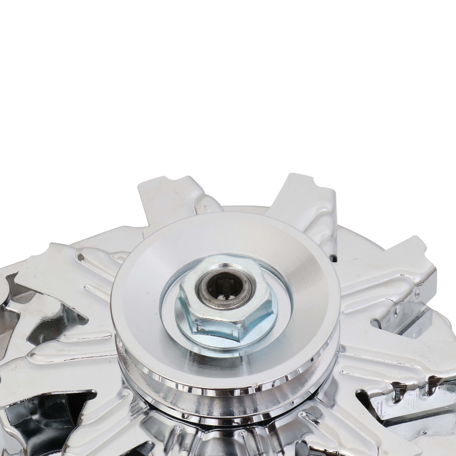 Alternator For 110Amp Chrome 1 Wire Self Exciting Street Rod GM 305 350 BBC SBC