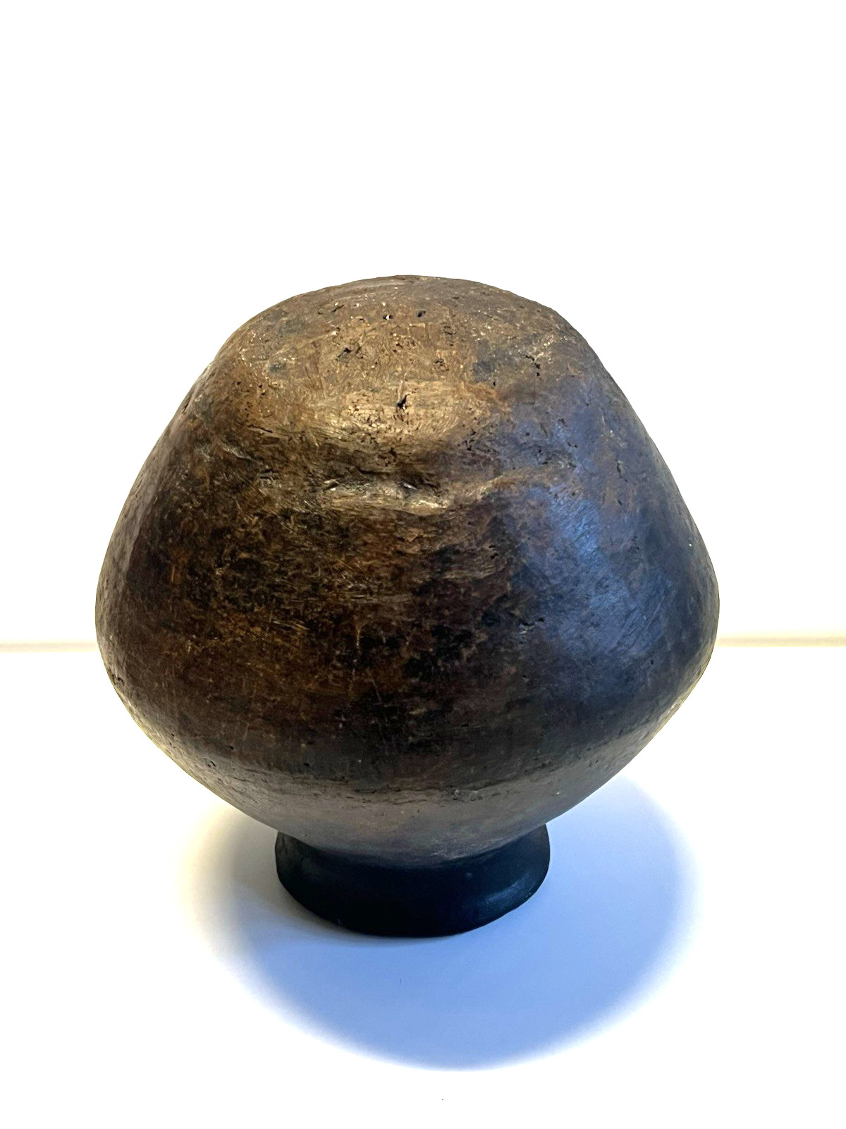 Antique Native American Indian Mississippian Era Olla Clay Pottery Jug;