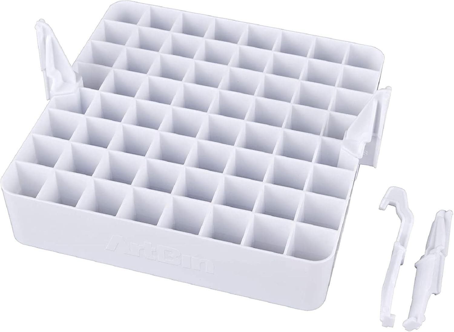 ArtBin Marker Storage Tray 6939AB Organizer Bin Holds 64 Markers/Pens, White