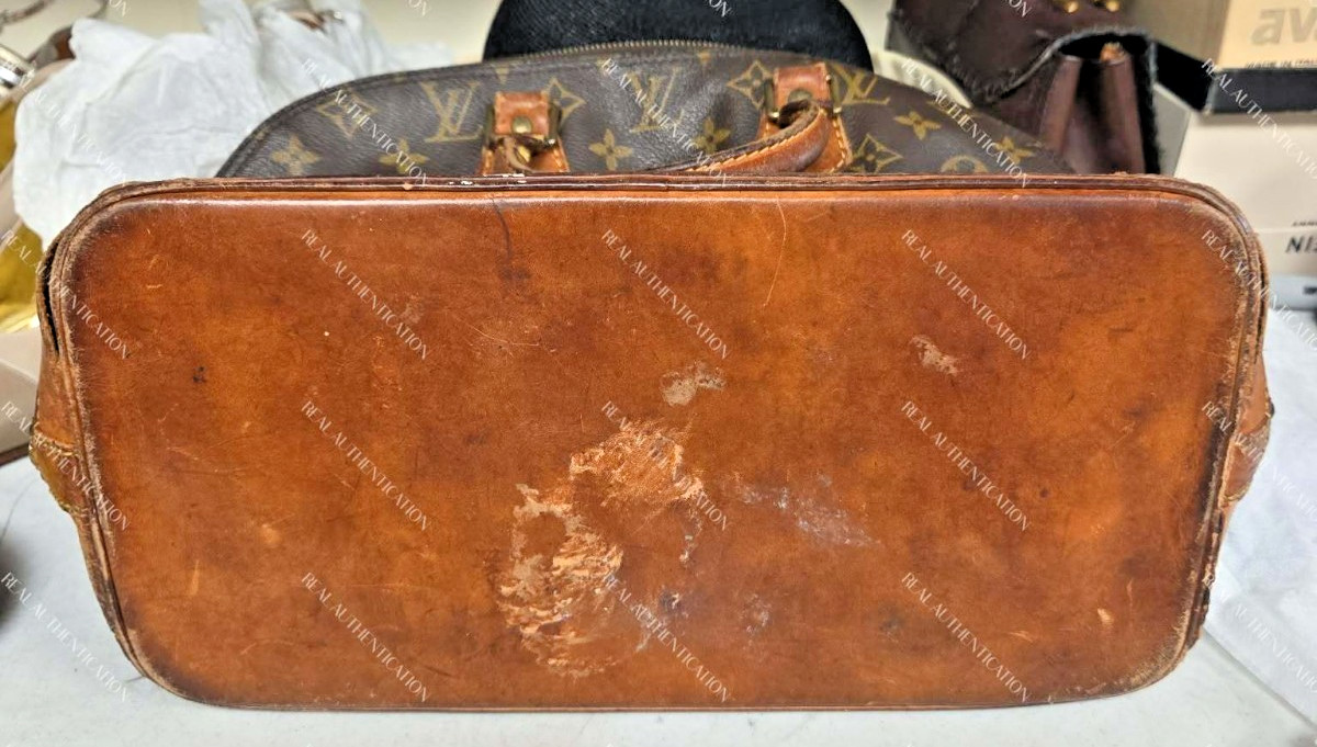 Authentic Louis Vuitton Alma PM Monogram Handbag Vintage 1980s Real Auth