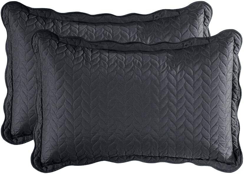 3 Piece Embossed Quilted Bedspread Reversible Queen King Size Coverlet Bed Throw