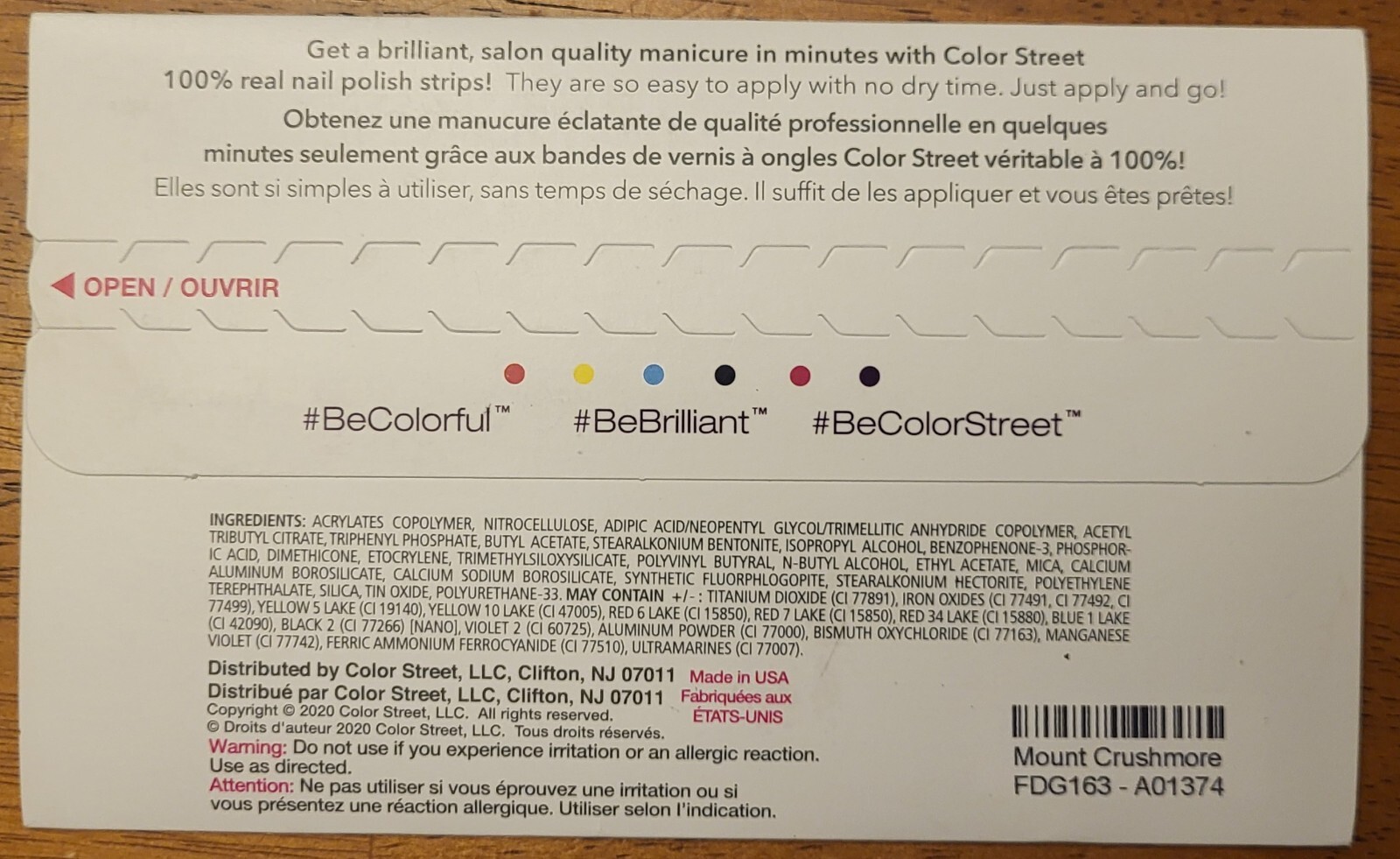 Color Street Nail Strips ~ M-Z ~ GLITTER, GLITTERS, SHIMMERS ~ various styles