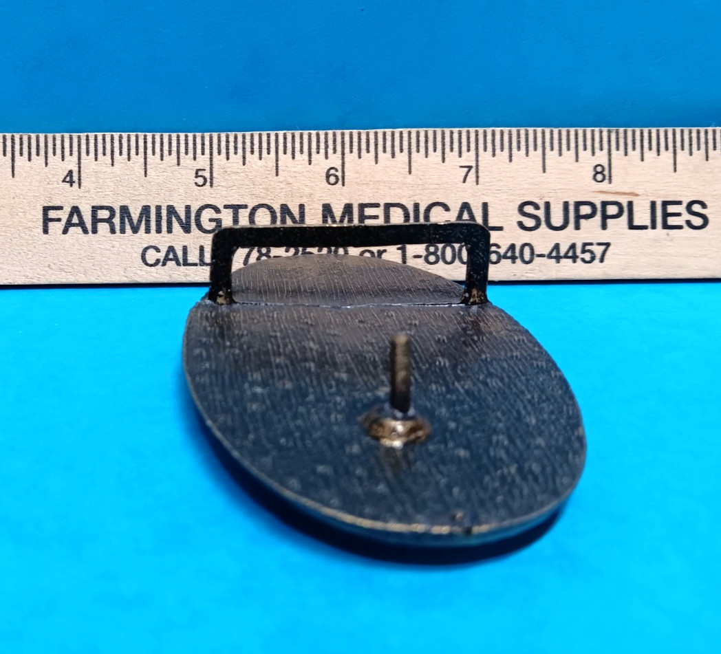 Vintage Civil War CS Brass Belt Buckle ~ Excellent Condition ~ 2" Belt