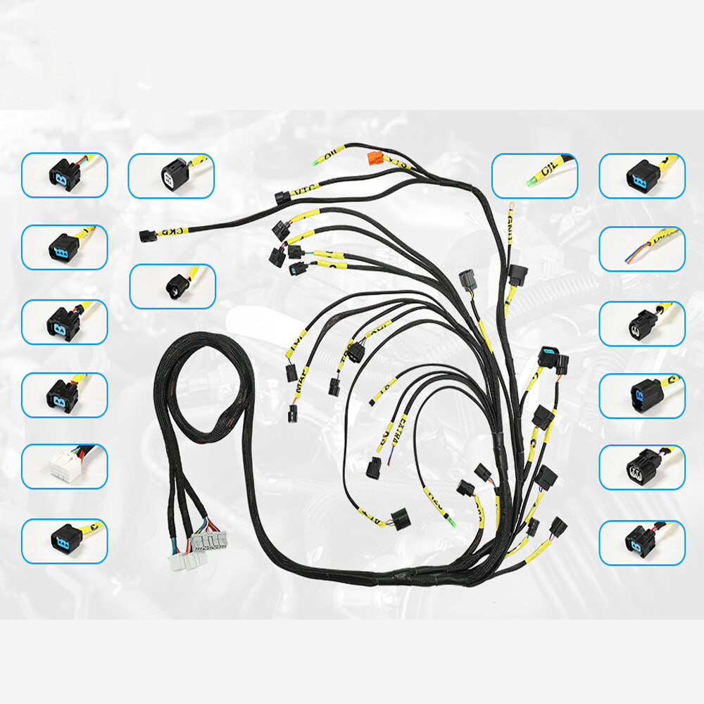K20 K24 K-Series Tucked Engine Harness Fits Honda Acura K-Swap Integra CRX EK EG